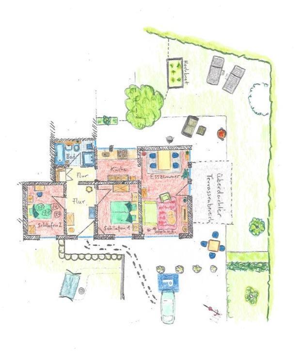 Ferienwohnung "Zum Paladin" Berg  外观 照片